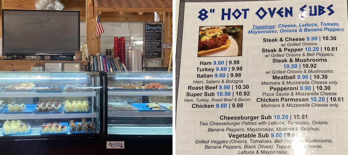 Pizza Corner Menu